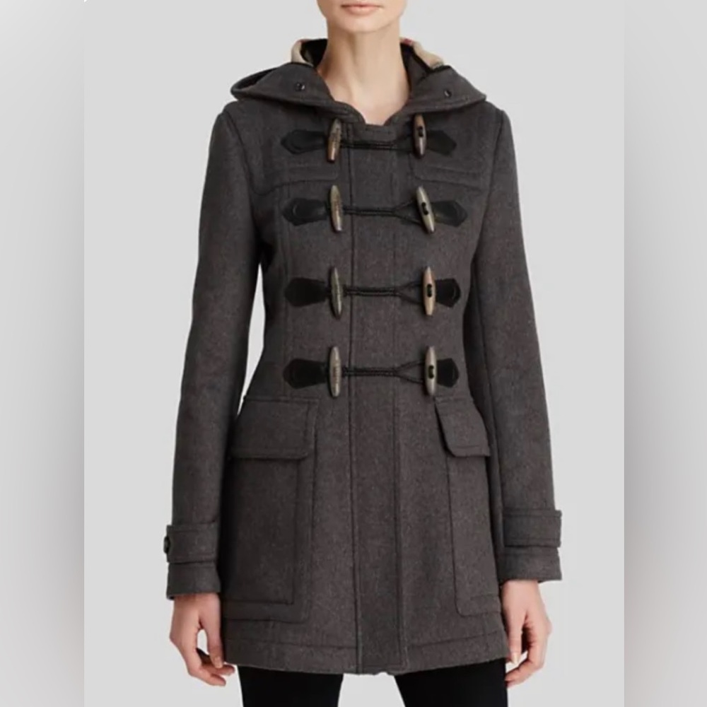 Burberry Brit Wool Toggle Coat